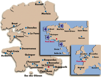 Cartes de France, Bretagne et Finist�re